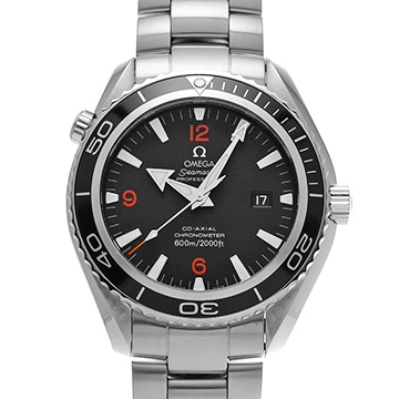 オメガ シーマスター プラネットオーシャン 600 コーアクシャル ビッグサイズ 2200.51 ブラック メンズ 時計 【中古】【wristwatch】
