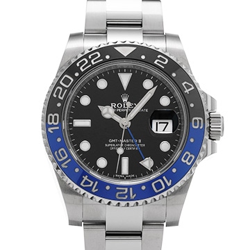 ロレックス GMTマスターII 116710BLNR ブラック メンズ 時計 【中古】【wristwatch】