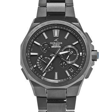 カシオ オシアナス クラシックライン BRIEFING25周年 OCW-T6000BR-1AJR ブラック メンズ 時計 【中古】【wristwatch】