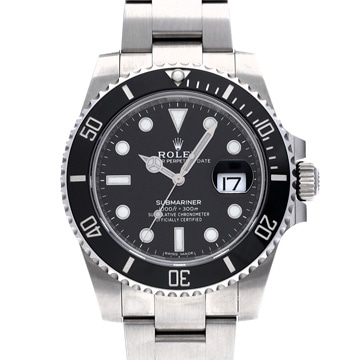 ロレックス サブマリーナ デイト 116610LN ブラック メンズ 時計 【中古】【wristwatch】