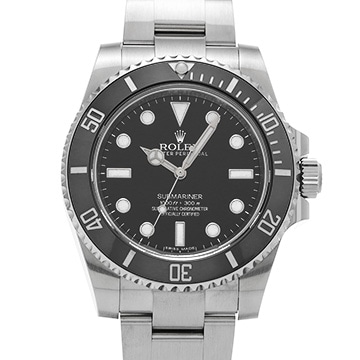 ロレックス サブマリーナ 114060 ブラック メンズ 時計 【中古】【wristwatch】