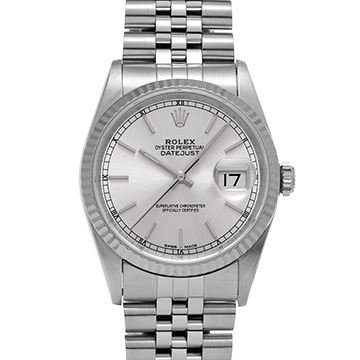 ロレックス デイトジャスト 16234 シルバー メンズ 時計 【中古】【wristwatch】