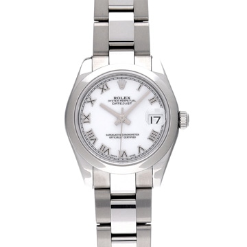 ロレックス デイトジャスト 178240 ホワイト ユニセックス 時計 【中古】【wristwatch】