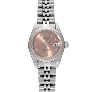 ロレックス デイトジャスト 79174 ピンク レディース 時計 【中古】【wristwatch】