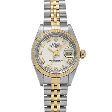 ロレックス デイトジャスト 79173 アイボリーピラミッド レディース 時計 【中古】【wristwatch】