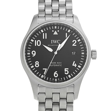 IWC パイロットウォッチ マーク XVIII IW327015 ブラック メンズ 時計 【中古】【wristwatch】