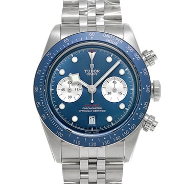 チューダー / チュードル ブラックベイ クロノ チューダー ブティック限定モデル 79360B-0002 ブルー/シルバー メンズ 時計 【中古】【wristwatch】