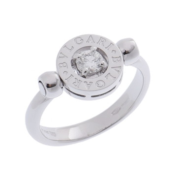 ブルガリ ブルガリブルガリ フリップ リング 1PD シルバー K18ホワイトゴールド WG レディース ジュエリー 【中古】【jewelry】