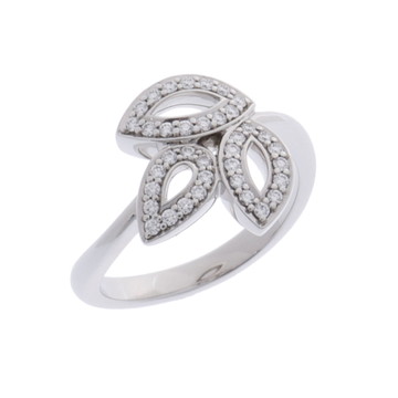 ハリー ウィンストン リリークラスター ミニ リング シルバー FRDPSM1MLC-047 Pt950プラチナ レディース ジュエリー 【中古】【jewelry】