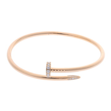 カルティエ ジュストアンクル ブレスレット SM #19 ゴールド K18イエローゴールド YG ユニセックス ジュエリー 【中古】【jewelry】