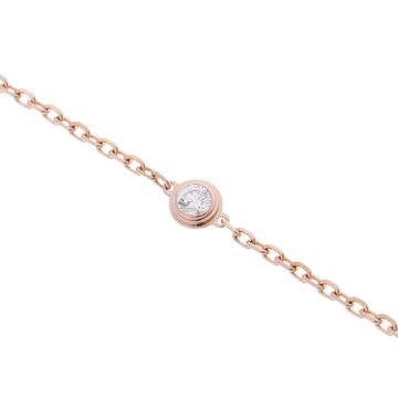 カルティエ ダムール ブレスレット SM ゴールド B6040300 K18ピンクゴールド PG レディース ジュエリー 【中古】【jewelry】