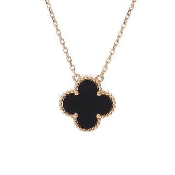 ヴァン クリーフ&アーペル ヴィンテージアルハンブラ ネックレス ゴールド K18イエローゴールド YG レディース ジュエリー 【中古】【jewelry】