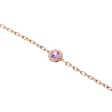 カルティエ ダムール ブレスレット SM ゴールド K18ピンクゴールド PG レディース ジュエリー 【中古】【jewelry】
