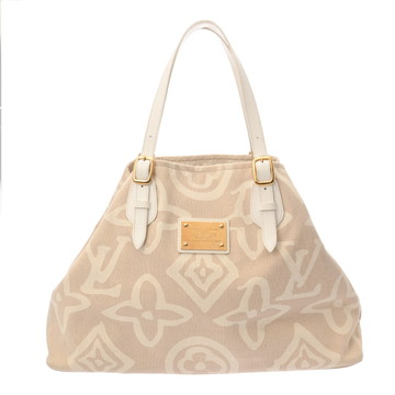 ルイ ヴィトン クルーズ タイシエンヌ GM ベージュ M95675 キャンバス/レザー レディース バッグ 【中古】【bag】