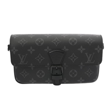 ルイ ヴィトン モノグラムエクリプス モンスリ ウェアラブルウォレット  ブラック/グレー M83567 モノグラムキャンバス メンズ バッグ 【中古】【bag】