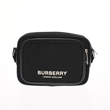 バーバリー ショルダーバッグ ブラック 8049094 ナイロン メンズ バッグ 【中古】【bag】