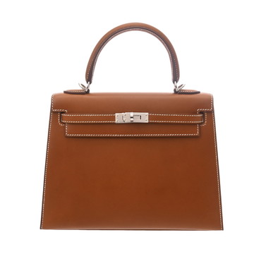 エルメス ケリー 25 外縫い 2WAY フォーブ ヴォーバレニア レディース バッグ 【中古】【bag】