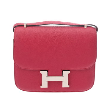 エルメス コンスタンス3 18 フランボワーズ シェーブル レディース バッグ 【中古】【bag】