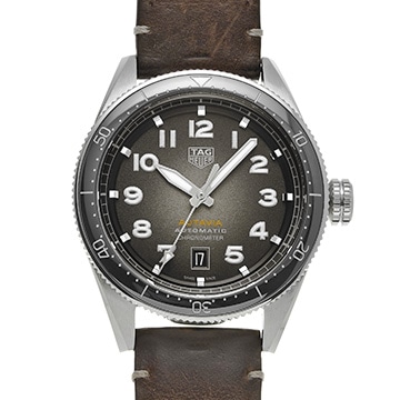 タグ ホイヤー オータヴィア キャリバー5 クロノメーター WBE5114.FC8266 ブラック メンズ 時計 【中古】【wristwatch】