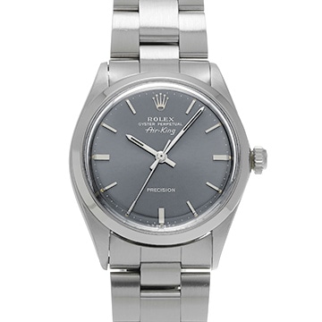 ロレックス エアキング 5500 グレー メンズ 時計 【中古】【wristwatch】