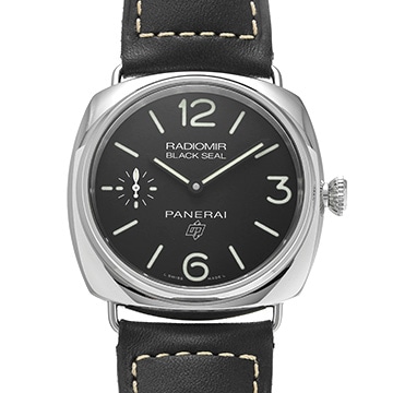 パネライ ラジオミール ブラックシール ロゴ PAM00754 ブラック メンズ 時計 【中古】【wristwatch】