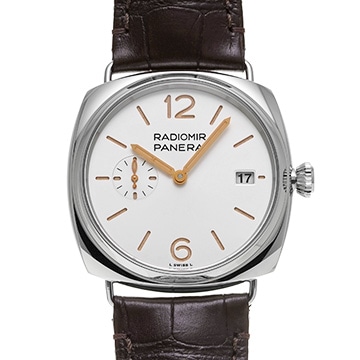 パネライ ラジオミール クアランタ PAM01292 ホワイト メンズ 時計 【中古】【wristwatch】