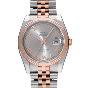 ロレックス デイトジャスト 116231 グレー メンズ 時計 【中古】【wristwatch】
