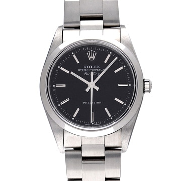 ロレックス エアキング 14000M ブラック メンズ 時計 【中古】【wristwatch】
