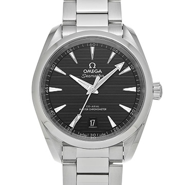 オメガ シーマスター アクアテラ コーアクシャル マスタークロノメーター 220.10.38.20.01.001 ブラック メンズ 時計 【中古】【wristwatch】