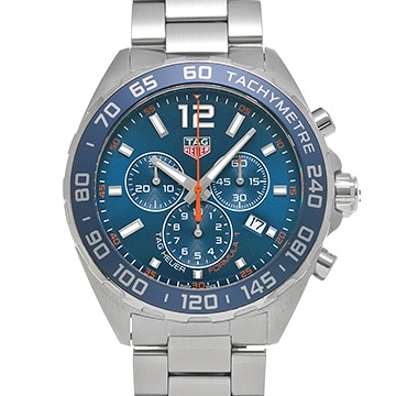 タグ ホイヤー フォーミュラ1 クォーツ クロノグラフ CAZ1014.BA0842 ブルー メンズ 時計 【中古】【wristwatch】