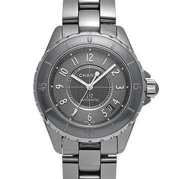 シャネル J12 クロマティック 38MM H2979 グレー メンズ 時計 【中古】【wristwatch】