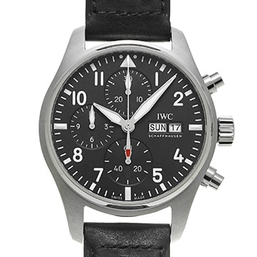 IWC パイロットウォッチ クロノグラフ 41 IW388111 ブラック メンズ 時計 【中古】【wristwatch】