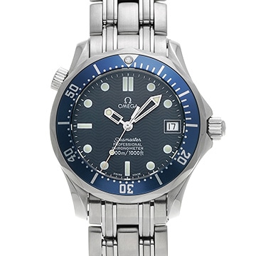 オメガ シーマスター 300 デイト 2551.80 ブルー メンズ 時計 【中古】【wristwatch】