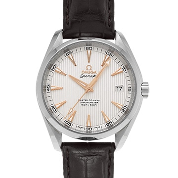 オメガ シーマスター アクアテラ コーアクシャル デイデイト 231.13.42.21.02.003 シルバー メンズ 時計 【中古】【wristwatch】