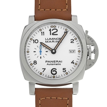 パネライ ルミノールマリーナ 1950 3デイズ アッチャイオ PAM01499 ホワイト メンズ 時計 【中古】【wristwatch】