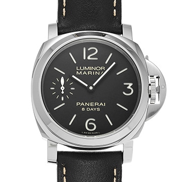 パネライ ルミノールマリーナ 8デイズ PAM00510 ブラック メンズ 時計 【中古】【wristwatch】