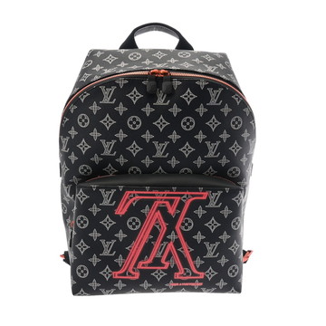 ルイ ヴィトン アップサイドダウン アポロバックパック ネイビー系/レッド/ホワイト M43676 モノグラム・インク・キャンバス レディース バッグ 【中古】【bag】