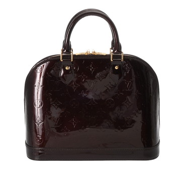 ルイ ヴィトン モノグラムヴェルニ アルマ PM アマラント M91611 ヴェルニ レディース バッグ 【中古】【bag】