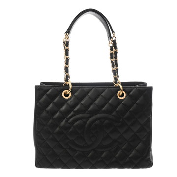 シャネル マトラッセ GST ブラック A50995 キャビアスキン レディース バッグ 【中古】【bag】
