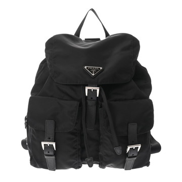 プラダ バックパック ブラック 1BZ811 ナイロン レディース バッグ 【中古】【bag】