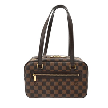 ルイ ヴィトン ダミエ シテ MM SPオーダー ブラウン N48068 ダミエキャンバス レディース バッグ 【中古】【bag】