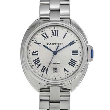 カルティエ クレ ドゥ カルティエ 40ミリ WSCL0007 シルバー メンズ 時計 【中古】【wristwatch】