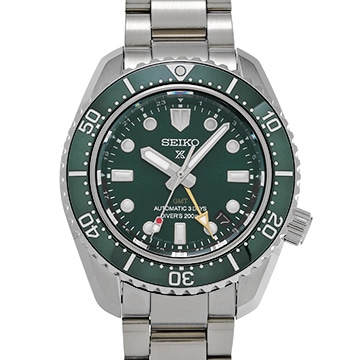セイコー プロスペックス ダイバースキューバ 1968 メカニカルダイバーズ 現代デザイン GMT SBEJ009 グリーン メンズ 時計 【中古】【wristwatch】