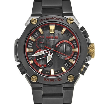 カシオ G-SHOCK MR-G B2000シリーズ 赤備え MRG-B2000B-1A4JR ブラック/レッド メンズ 時計 【中古】【wristwatch】