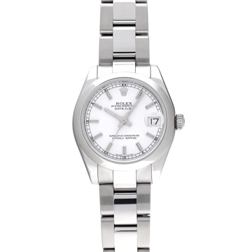 ロレックス デイトジャスト 178240 ホワイト ユニセックス 時計 【中古】【wristwatch】