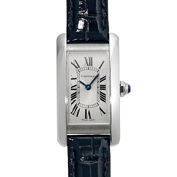 カルティエ タンク アメリカン SM WSTA0043 シルバー レディース 時計 【中古】【wristwatch】