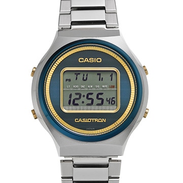 カシオ カシオトロン 復刻限定モデル TRN-50-2AJR ブルー メンズ 時計 【中古】【wristwatch】