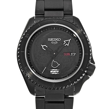 セイコー 5スポーツ BAIT 鉄腕アトム限定モデル 2000本限定 SBSA147 ブラック メンズ 時計 【中古】【wristwatch】