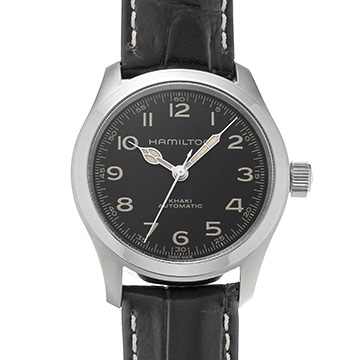 ハミルトン カーキ フィールド マーフ オート H70405730 ブラック メンズ 時計 【中古】【wristwatch】
