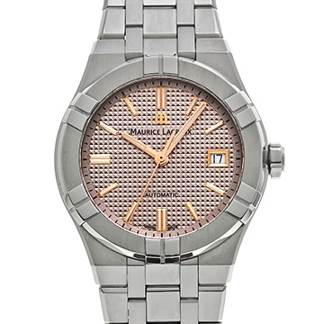 モーリス ラクロア アイコン オートマティック 39 AI6007-SS002-731-1 ピンク メンズ 時計 【中古】【wristwatch】